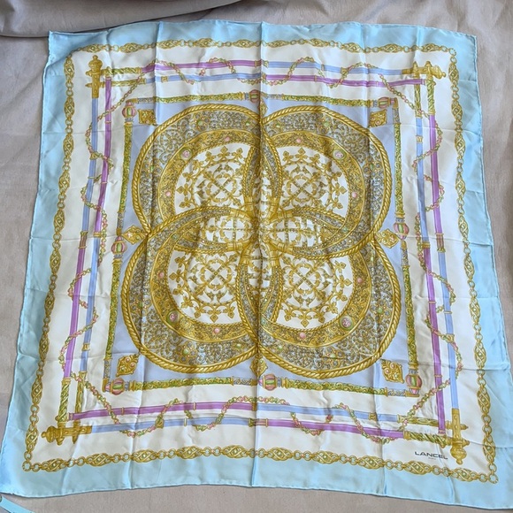 LANCEL Paris silk scarf - Picture 2 of 8